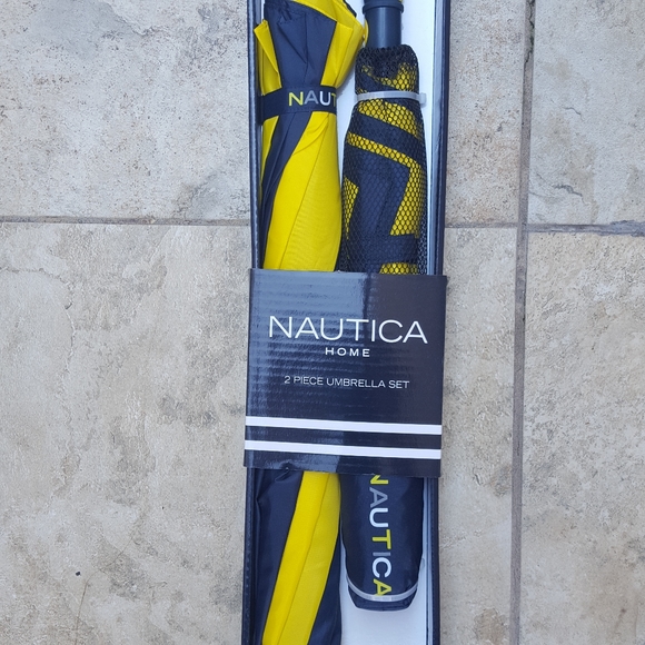 NAUTICA Umbrella 2 piece umbrella set New - Picture 3 of 4